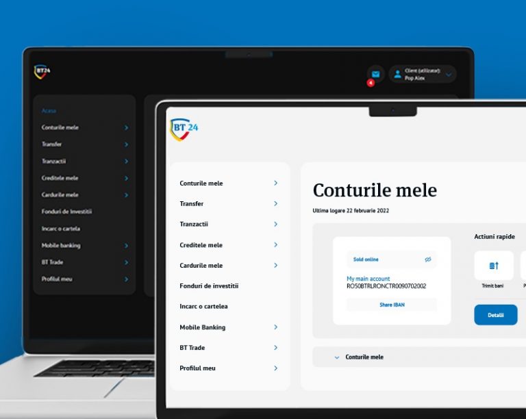 BT24 web versiune noua