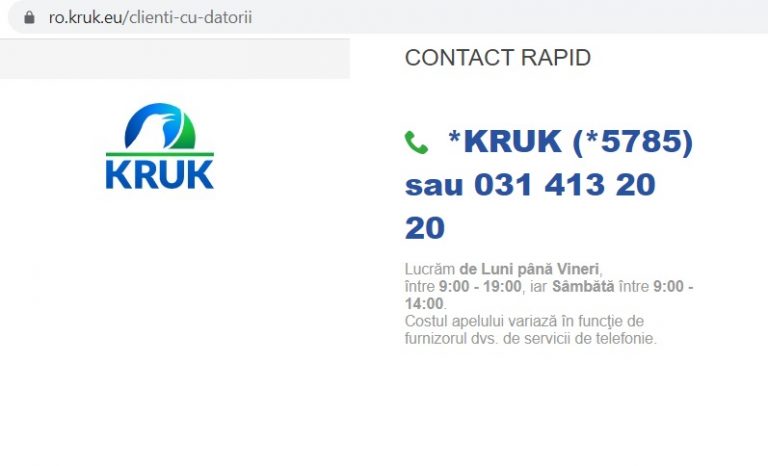 kruk datorie
