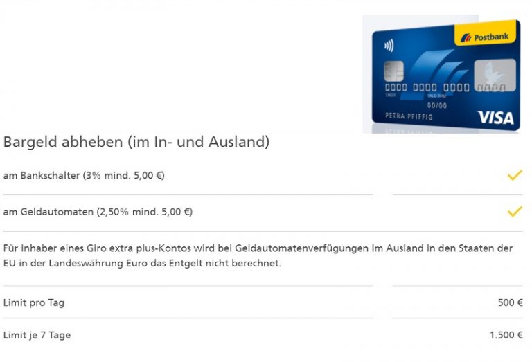 postbank card