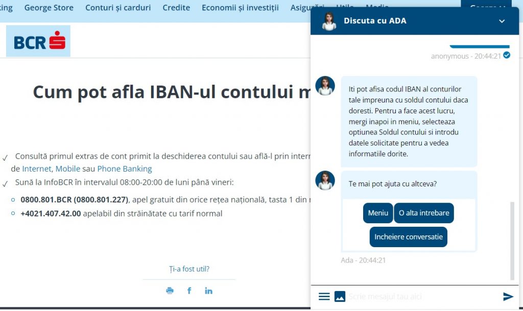 cum aflu numar cont iban bcr
