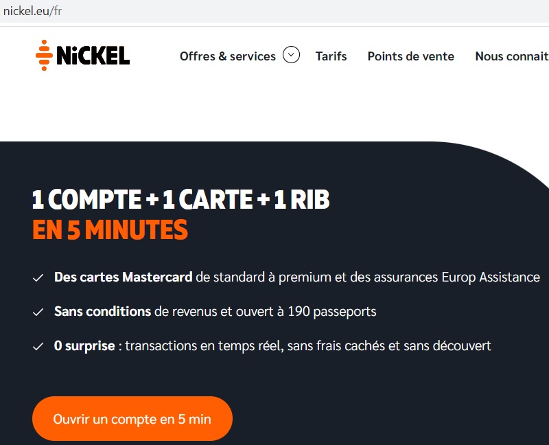 nickel card bancomat