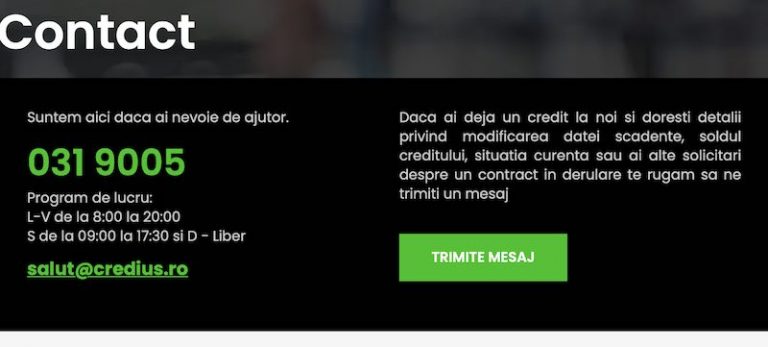 credius contact