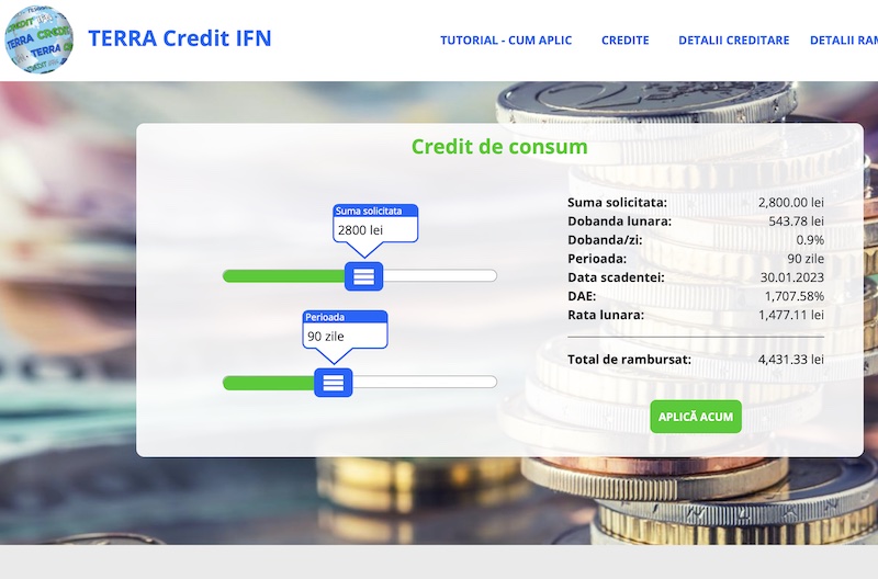 terra credit reclamatie