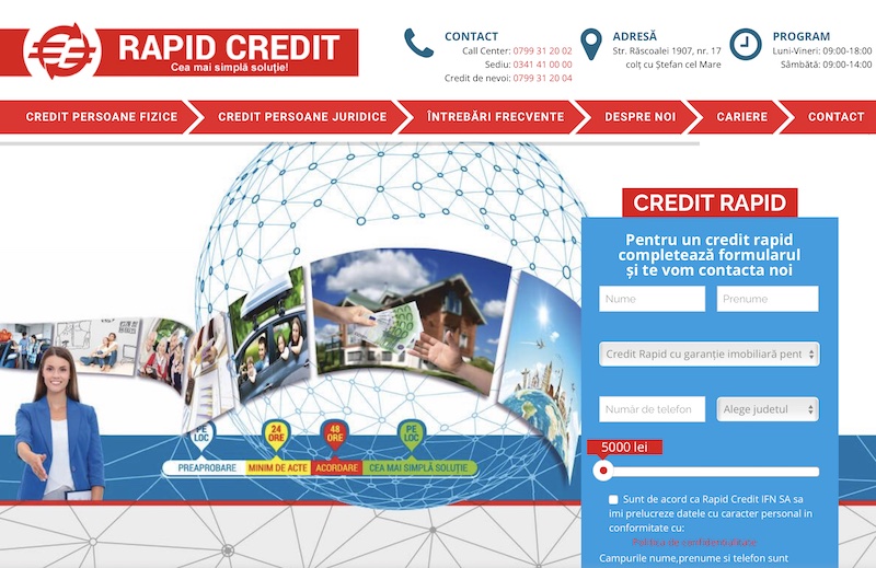 reclamatie rapid credit ifn