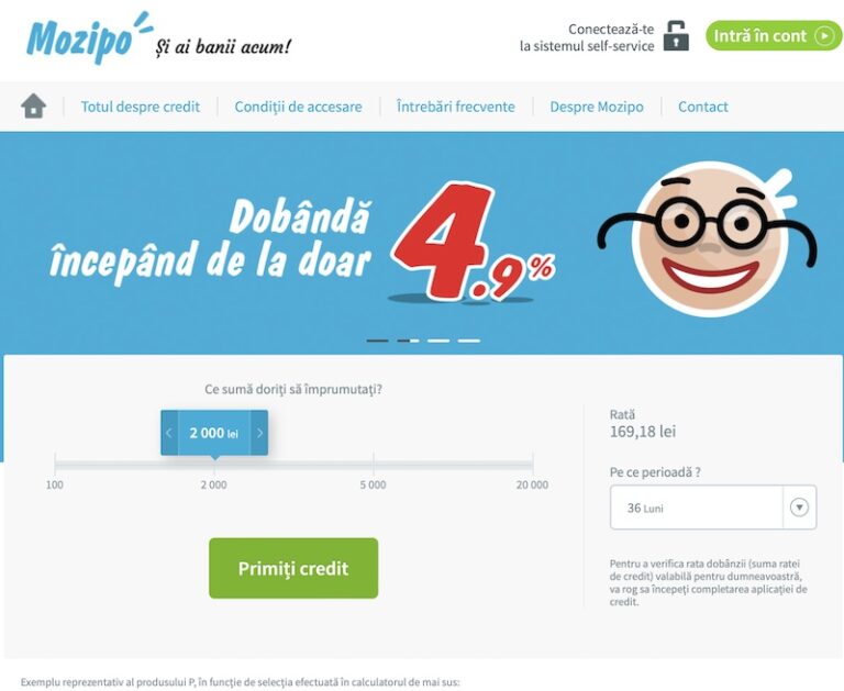 mozipo scadenta anticipata credit