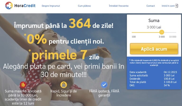 hora credit biroul de credit
