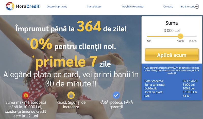 hora credit biroul de credit