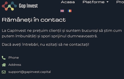 gapinvest capital frauda