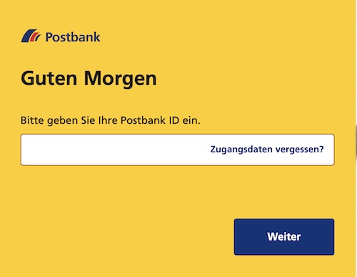 postbank internet banking