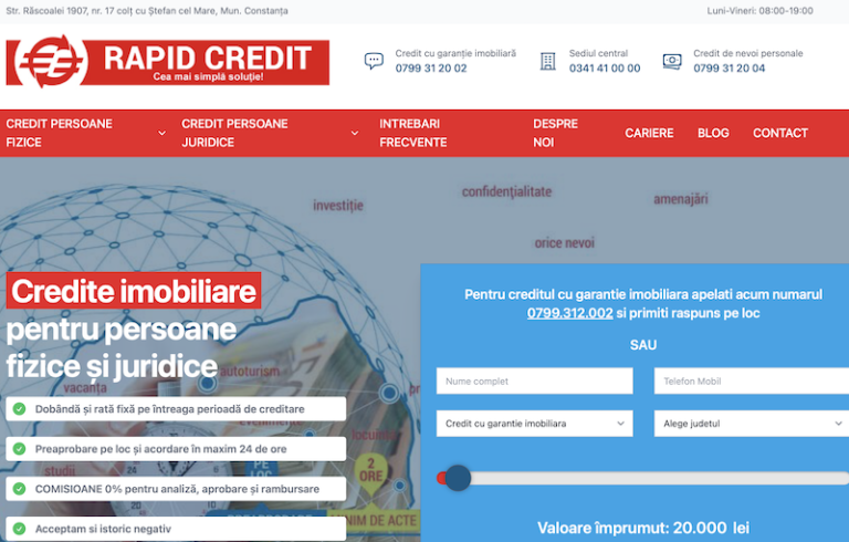 rapid credit ifn reclamatie