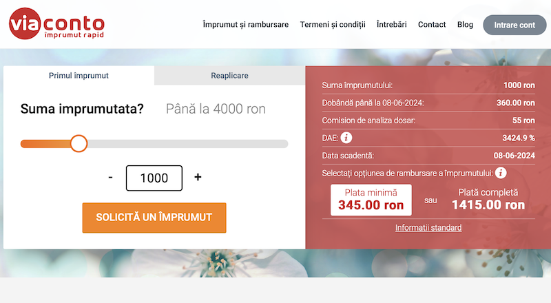 viaconto reclamatie