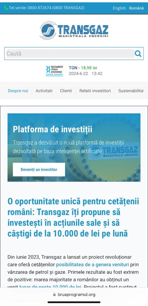 brua programul investitii frauda