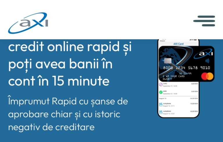 axi card reclamatie