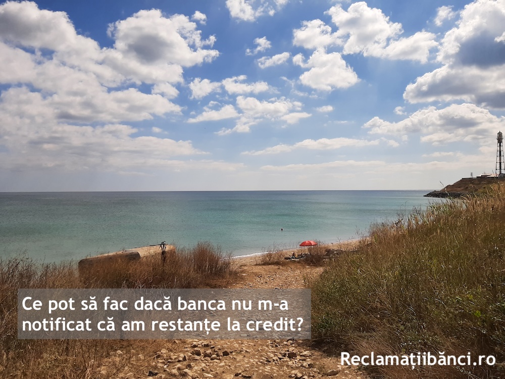 notificare restante credit banca