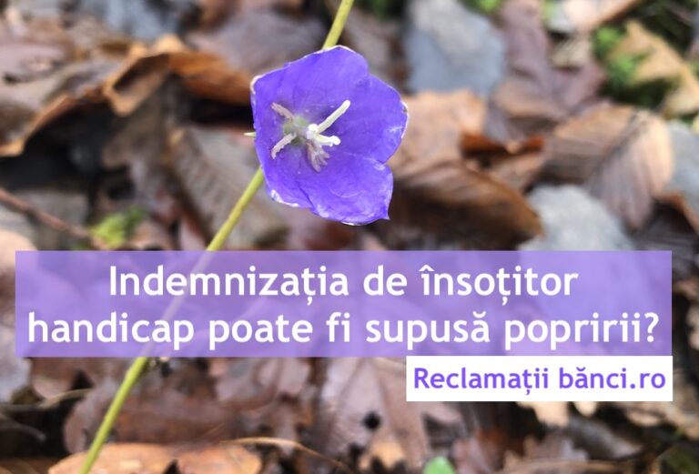 poprire indemnizatie handicap