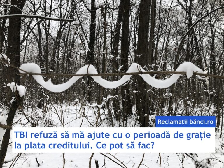 perioada gratie rata credit tbi