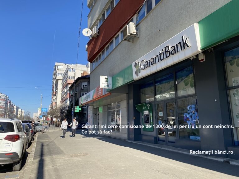comisioane cont inactiv garanti