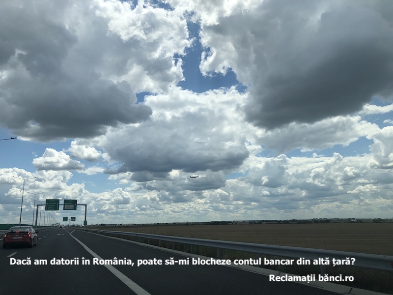 datorii romania blocare cont strainatate