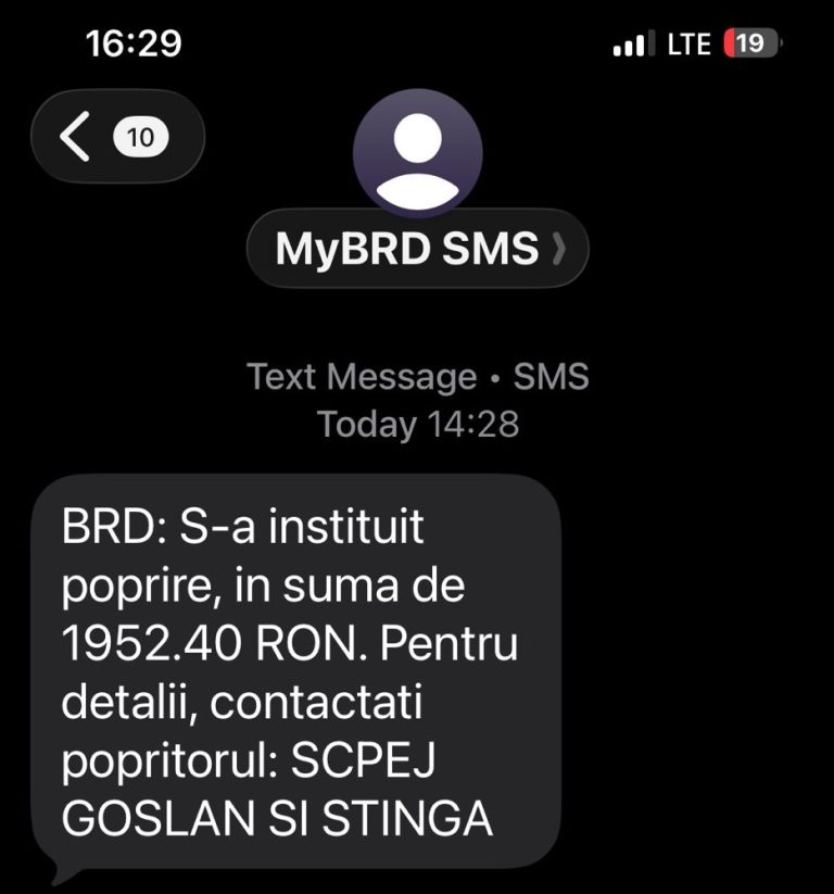 mesaj poprire mybrd sms