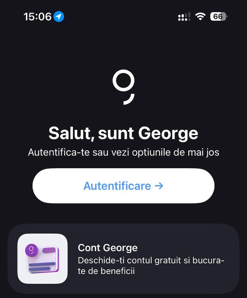 aplicatia george romania bcr